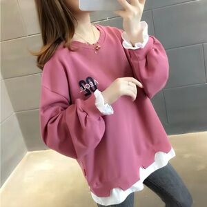 women girl hoodie top